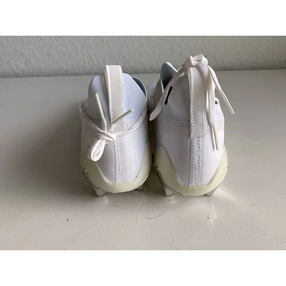 Adidas ADIZERO Primeknit Triple White Chrome Football Cleats GX5420 Men’s Sz 14 - Picture 5 of 12